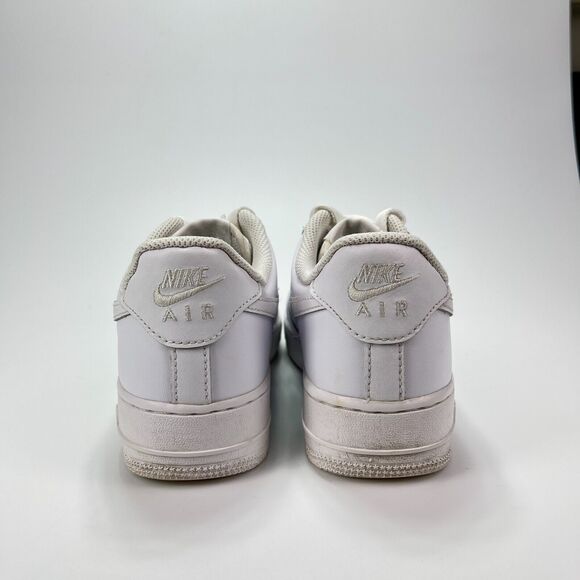 Nike Air Force 1 Low White Leather Athletic Shoes DD8959-100 Women's Size 7.5 - Picture 4 of 11